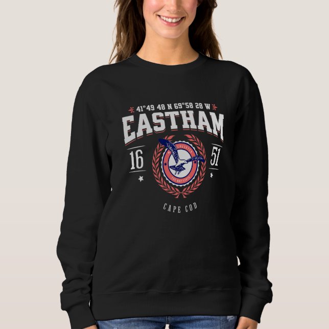 Eastham Massachusetts Cape Cod MA Nautical Beach S T Shirt (Framsida)