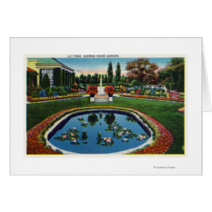 Eastman House Gardens Lily Pond Hälsningskort