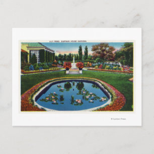 Eastman House Gardens Lily Pond Vykort