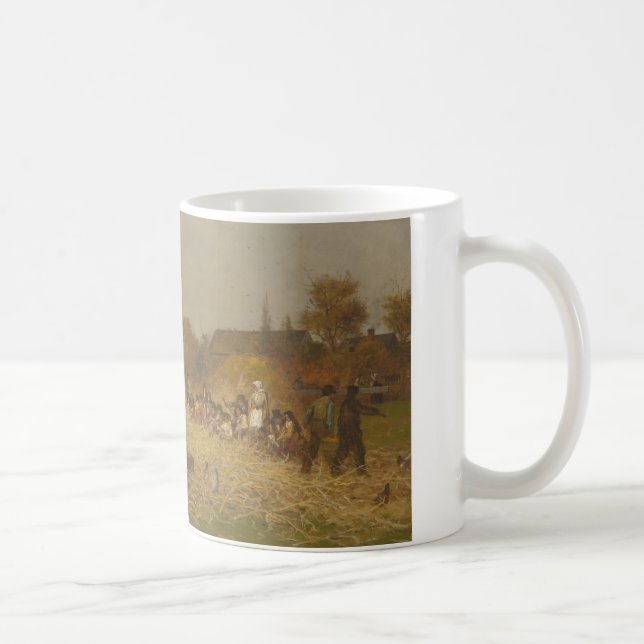Eastman Johnson - Husking Bee, Nantucket Island Kaffemugg (Höger)