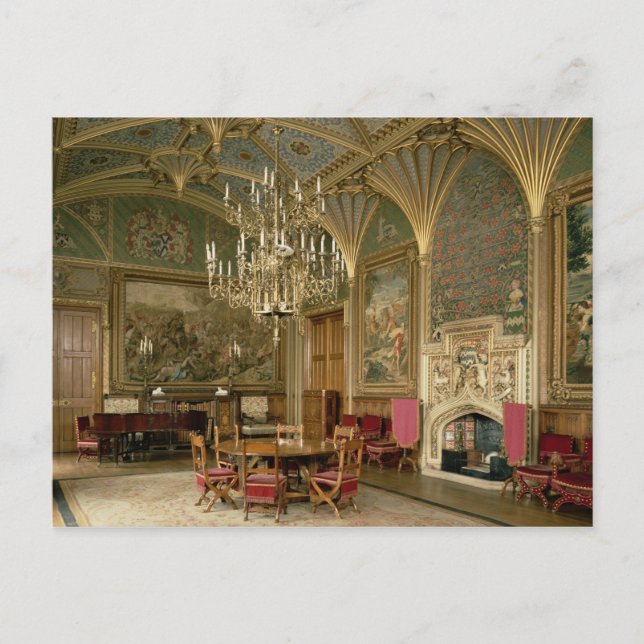 Eastnor slott, Herefordshire: teckningen Vykort (Framsida)