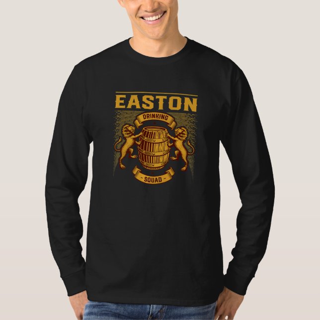 Easton Drinking Squad Pennsylvania Homebrewing Pa T Shirt (Framsida)