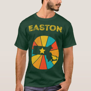 Easton Massachusetts Vintage Distress Souvenir 1 T Shirt