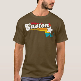 Easton Massachusetts Vintage Distress Souvenir 2 T Shirt