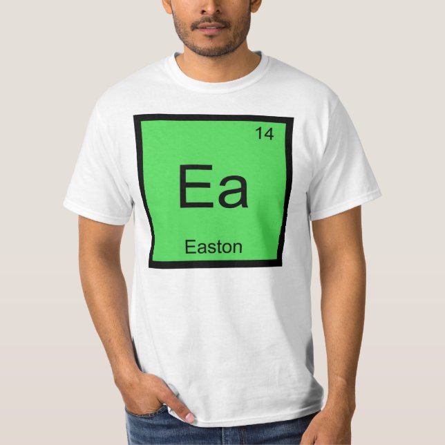 Easton Namn Kemi Element Periodiska Systemet Tröja (Framsida)