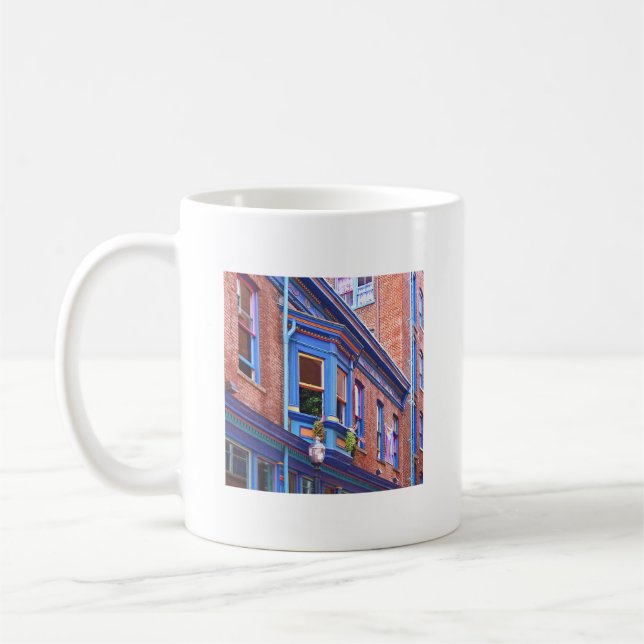 Easton PA - Gata med Bay Window Kaffemugg (Vänster)