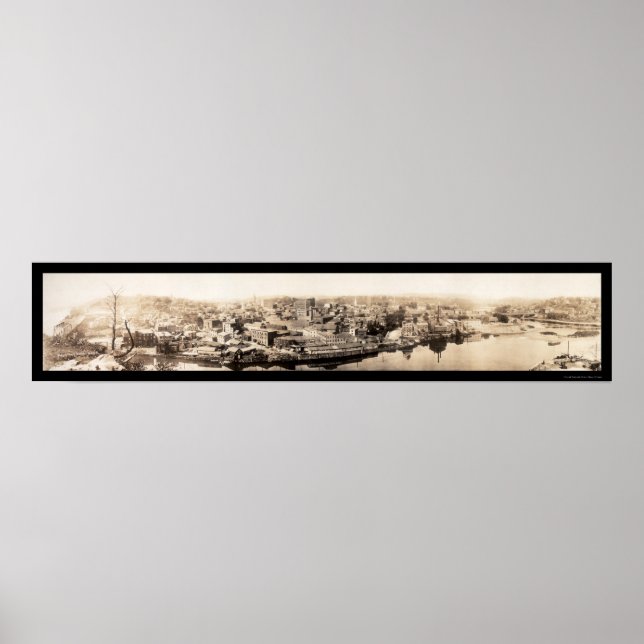 Easton, Pennsylvania Photo 1913 Poster (Framsidan)