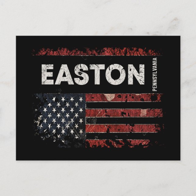 Easton Pennsylvania Vykort (Framsida)
