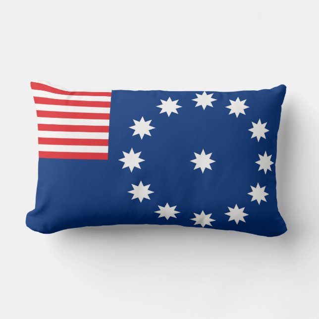 Easton stadsflagga statliga Amerika Pennsylvania Lumbarkudde (Framsida)