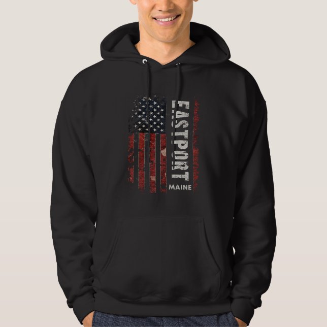 Eastport Maine Hoodie (Framsida)