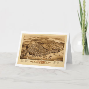 Eastport MIG panorama- karta - 1879 Kort