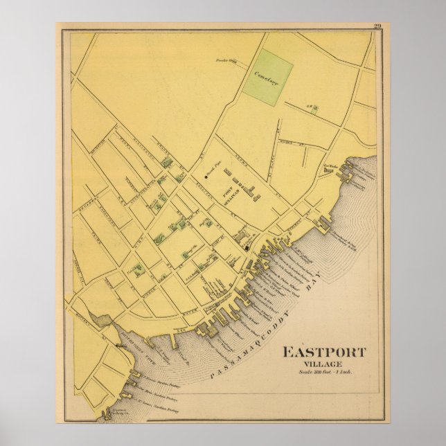 Eastport Village Poster (Framsidan)