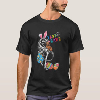 Eastrawr Bunny Dachshund Hund Riding Bunny Rex Ske T Shirt