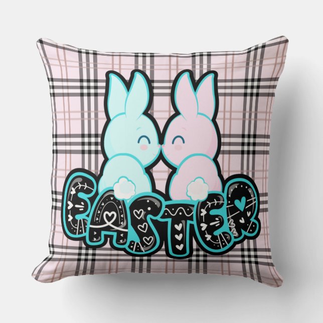 Eastrer Play Rosa Pillow Kudde (Framsida)