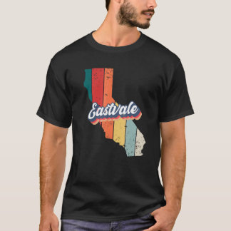 Eastvale City Retro Vintage Hometown California T Shirt