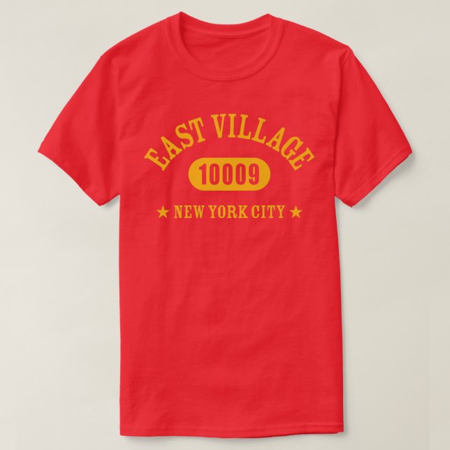 EASTVILLAGE NEW YORK CITY 10009NYC Athletic Design T Shirt (Design framsida)