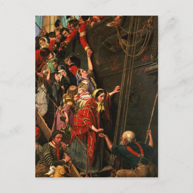 Eastward Ho!, 1859 Vykort (Framsida)