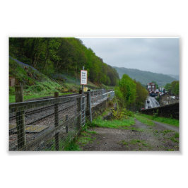 Eastwood järnvägsstation rester fototryck