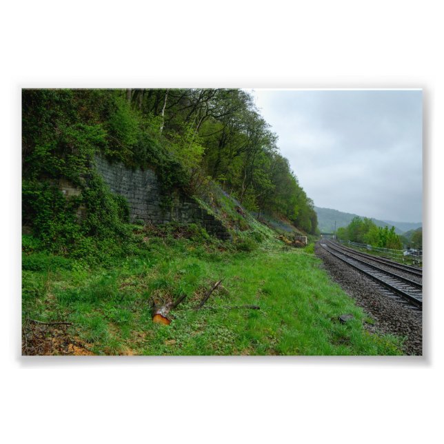 Eastwood järnvägsstation rester fototryck (Framsidan)