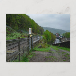 Eastwood järnvägsstation rester vykort