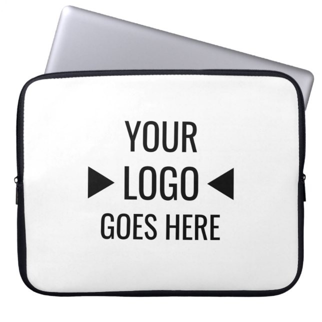 Easy Anpassningsbar Corporate Business Logotyp Laptop Fodral (Framsidan)