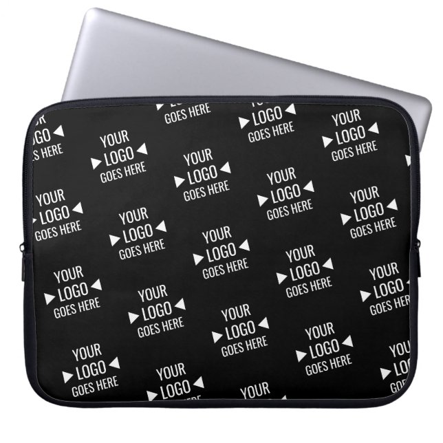 Easy Anpassningsbar Corporate Business Logotyp Mön Laptop Fodral (Framsidan)