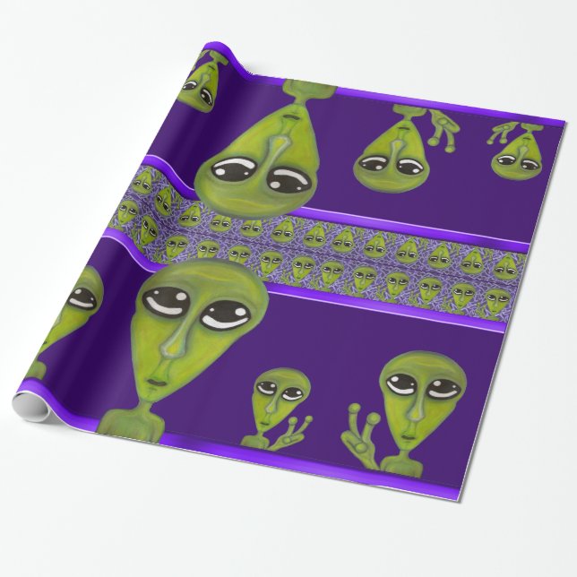 Easy Bein Grönt Presentpapper (Utrullad)