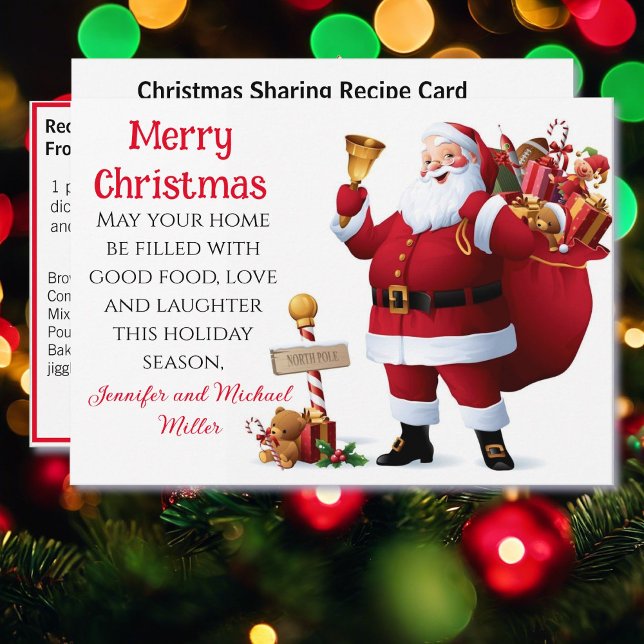 Easy Breakfast Casserole Rececipe Delar jul Julkort (Skapare uppladdad)