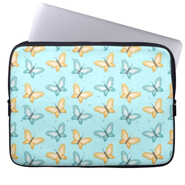 Easy Butterfly Nail Art Laptop Fodral (Framsidan)