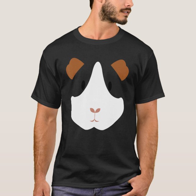 Easy Diy Halloween Costume  Guinea Pig T Shirt (Framsida)