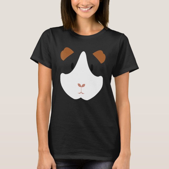 Easy Diy Halloween Costume  Guinea Pig T Shirt (Framsida)