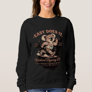 Easy Does It Weekend Running Club Retro Koala T-sh T Shirt
