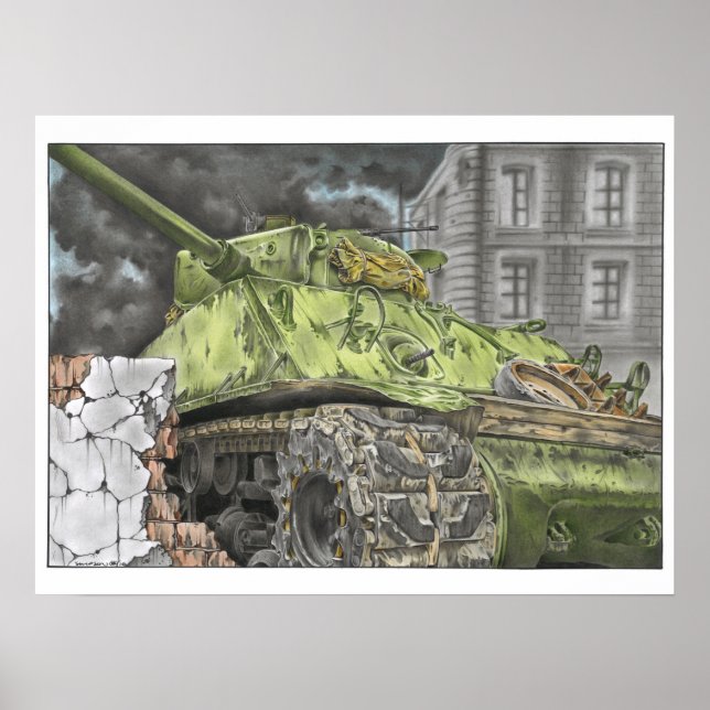 Easy Eight Sherman Poster (Framsidan)