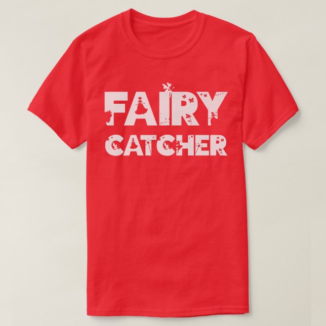 Easy Fairy Catcher Costume Parative Family Costume T Shirt (Design framsida)