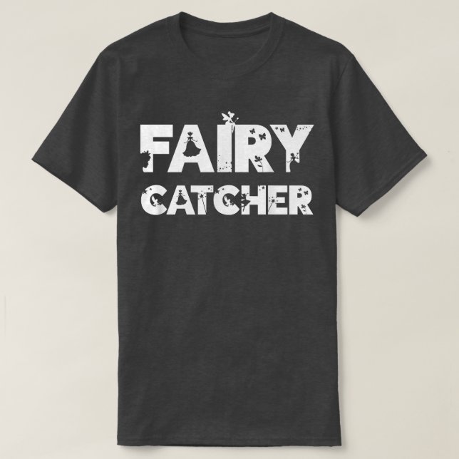 Easy Fairy Catcher Costume Parative Family Costume T Shirt (Design framsida)