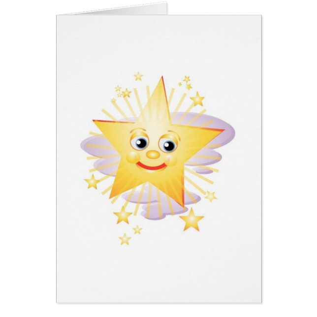 Easy Going Shining Star Hälsningskort (Framsidan)