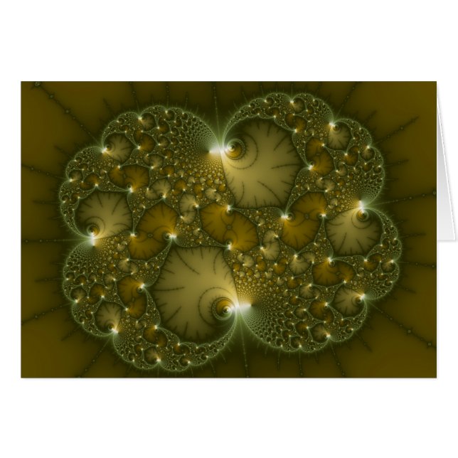 Easy Gro Fractaler Hälsningskort (Framsidan Horizontal)
