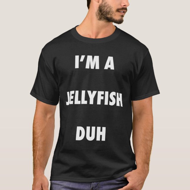 Easy Halloween Jellyfish Costume Shirt för manar W T (Framsida)