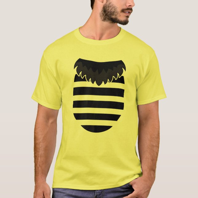 Easy Last Minute Halloween Bumblebee Costume Kids T Shirt (Framsida)