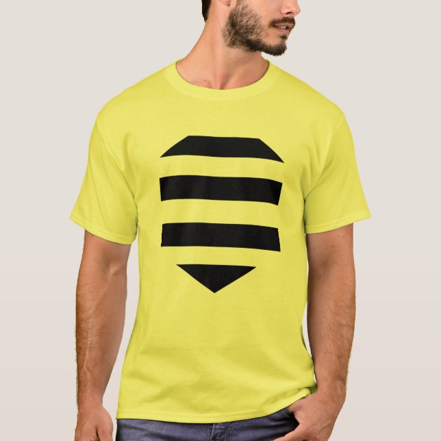Easy Last Minute Halloween Bumblebee Costume Kids T Shirt (Framsida)