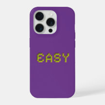 EASY Neon Pixel Art iPhone-fodral - Lila 3D Gaming