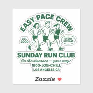 Easy Pace Crew Klistermärken