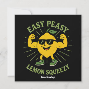 Easy Peasy Lemon Squeezy Gift - Lustigt Hej Sommar Inbjudningar
