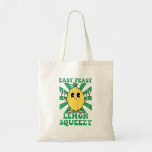 Easy Peasy Lemon Squeezy Lemonade Ceo Funny Lemon Tygkasse