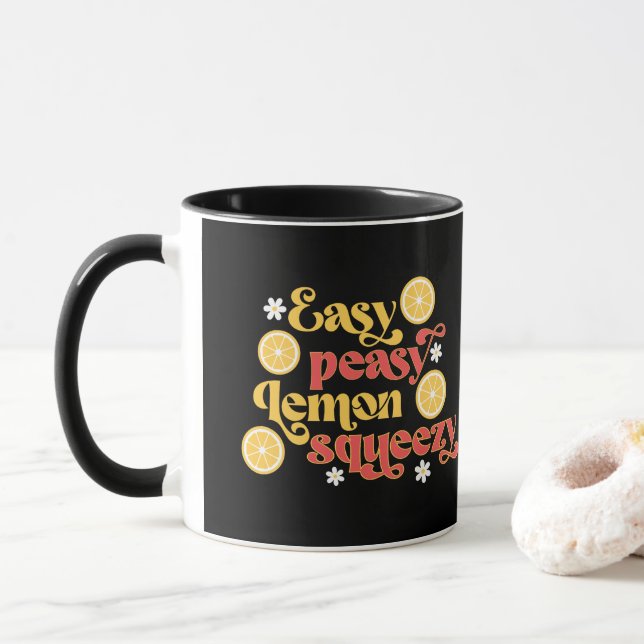 Easy Peasy Lemon Squeezy Mugg (Med munk)