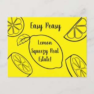 Easy Peasy Lemon Squeezy Real Gods Vykort