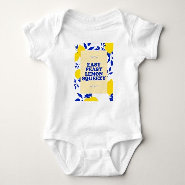 Easy Peasy Lemon Squeezy T Shirt (Framsida)