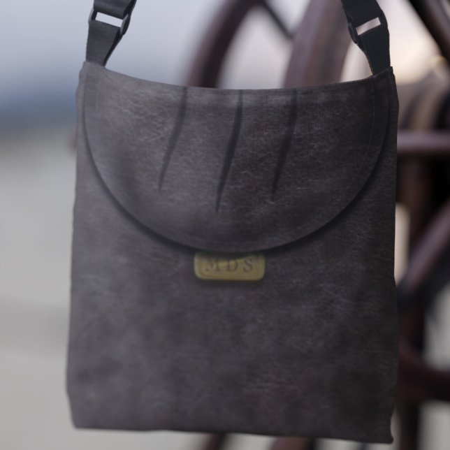 Easy Pirat Costume Mörk Brown Crossbody Bag Axelväska (Perfect crossbody bag to go with your pirate costume 🏴‍☠☠️🏴‍☠️🦜)