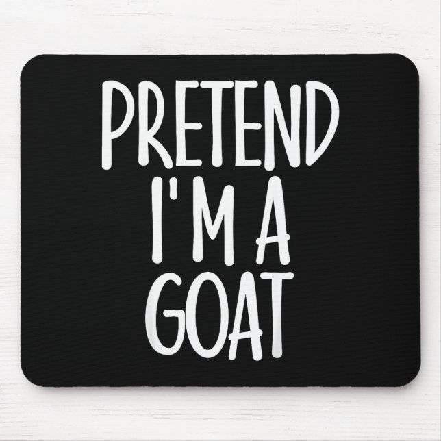 Easy Pretend I'm Goat Costume Gift Funny Farmer Ha Musmatta (Framsidan)