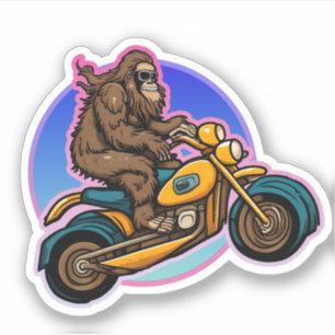 Easy Rider Motorcykel pappa Sasquatch Klistermärken